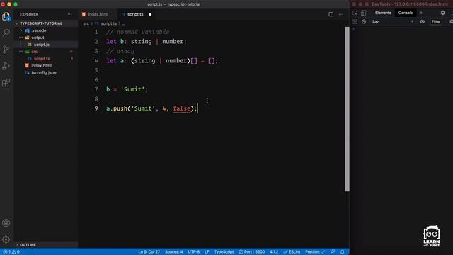 Lesson 4 - Explicit & Union Types - TypeScript Bangla ( বাংলা ) Tutorial Series