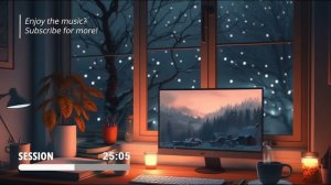 Pomodoro Timer 50/10 📚 lofi music ocean sound helps to focus on studying, Work ★︎ Focus Station