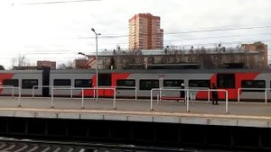 Химки 2053 ж/д станция Химки (будущая станция МЦД D3) зима утро
