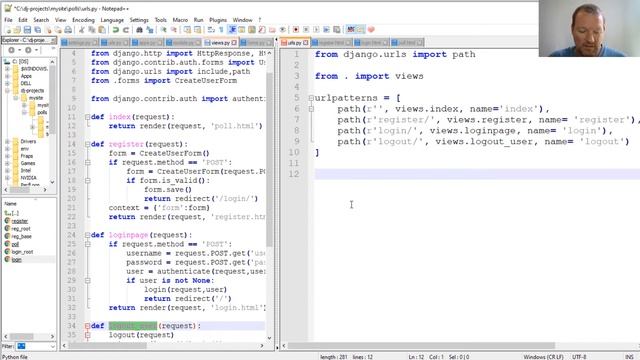 Python Basics Tutorial Logging Out of a Web Page With Django Logout Function