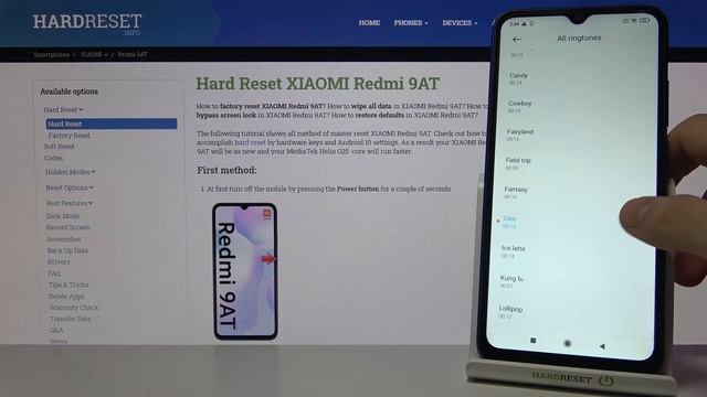 XIAOMI Redmi 9AT Ringtones | List of Original Ringtones смотреть онлайн
