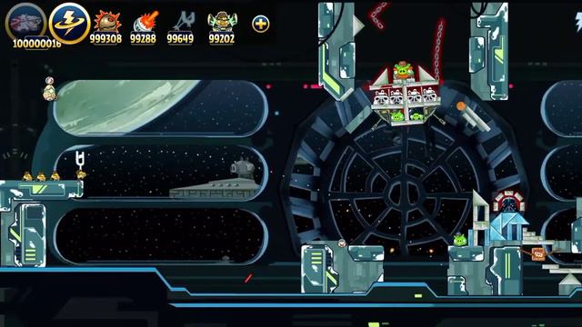 Angry Birds Star Wars HD 6-29 Death Star 2 Walkthrough 3 Stars Level Cleared! Cutscenes 4 смотреть онлайн