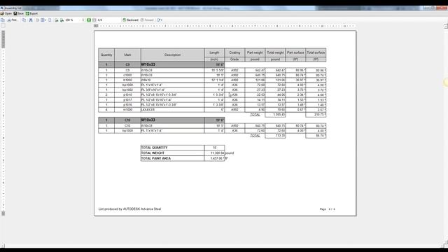 03. Build Your Advance Steel IQ - Generating BOM lists with Advance Steel 2017