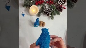 Гномики из пробок своими руками /поделки/переделки/новогодний декор/