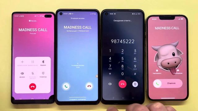 Madness Calls Samsung Galaxy S10Plus, Samsung Galaxy A21S, Oppo A55, iPhone 13 Pro/ Crazy Calls смотреть онлайн