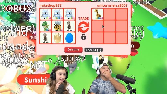 Trading Only To Complete Our Adopt Me Inventories Roblox! Can Mike And Cammy Do it? Round 4