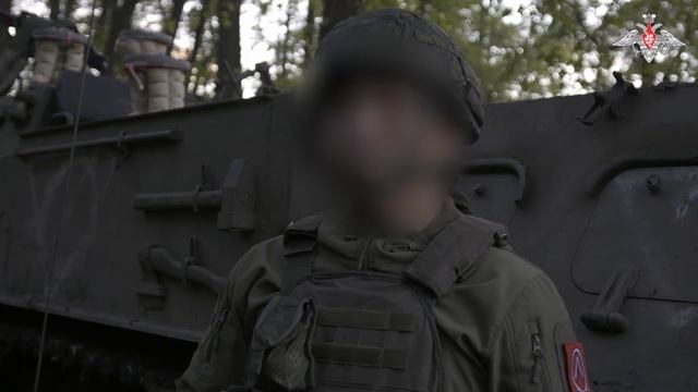 Боевая работа расчета самоходного миномета 2С4 «Тюльпан»