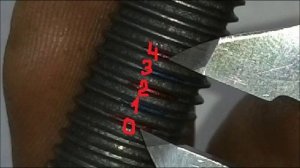 Как измерить шаг резьбы