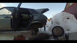Ваз 2109 Замена задней арки Часть 1 LAda 2109 body repair