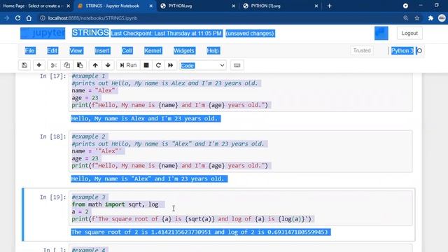 Strings In Python | Data Types in Python | Python Tutorials For Beginners Part 4 смотреть онлайн