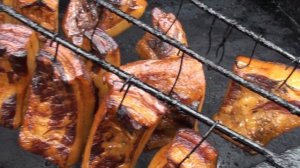 Коптим сало дедовским методом.