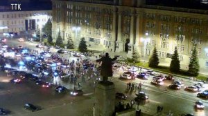 Празднование победы на ЧМ 2012 по хоккею. Екатеринбург.