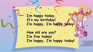 2 класс песня It's my birthday today! M2 урок 5а