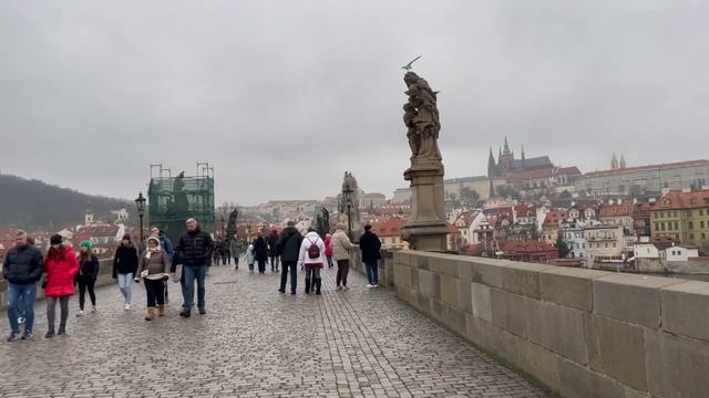 Карлов мост в Чехии в 14 веке