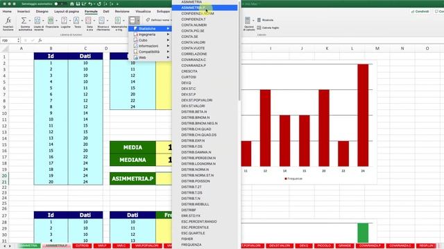 Come usare la funzione ASIMMETRIA.P [Excel #177] смотреть онлайн