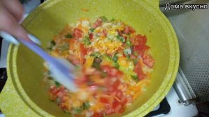 ЧЕЧЕВИЦА С ОВОЩАМИ НА СКОВОРОДЕ