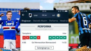 Live streaming jadwal pertandingan sampdoria vs inter milan