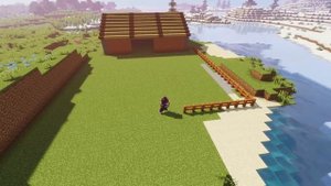 Minecraft: Конюшня в Майнкрафт | Туториал