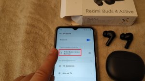 Как подключить наушники Redmi Buds 4 Active к телефону