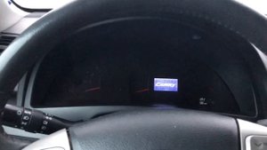 Зимний запуск Тойота Камри.