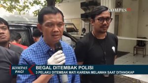 3 Pelaku Begal di Surabaya Ditembak Mati Karena Melawan