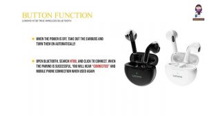 Lenovo HT38 True Wireless Earbuds Manual: User Guide & Specs