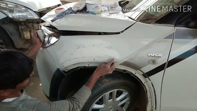 Vitara brezza left side fender dent paint work Rs 3500 only смотреть онлайн