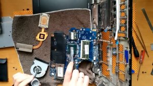 Разборка и чистка / замена термопасты HP ProBook 4530s