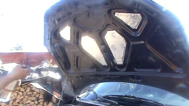 Лада Гранта. Шумоизоляция авто. Часть 2(капот) смотреть онлайн