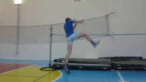 Прыжок в высоту способом "Перекидной"