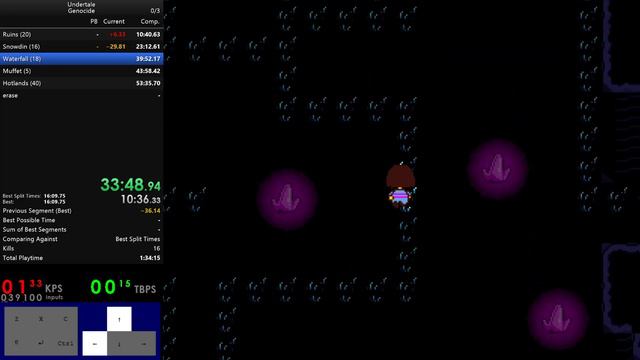 Undertale Genocide Speedrun in 1:07:57 смотреть онлайн