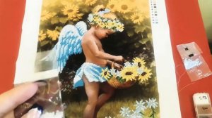 16. Вышивка бисером набора "Мой ангел" от Магия канвы