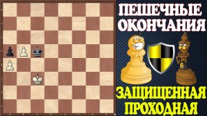 Шахматы. Учебник эндшпиля №19. Пешечные окончания. Защищенная проходная