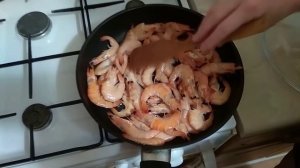 Готовим Креветки с Чесноком