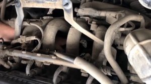 Меняем масло на Киа спектра с помощью насоса с алиэкспресс