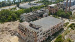 Заброшенный Днепропетровский мясокомбинат, Днепр. Как выглядит заброшенный мясокомбинат с высоты