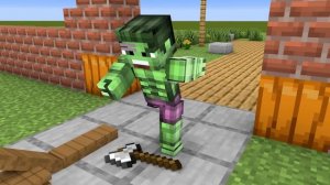 Monster School : Baby Zombie Is Extremely Starving - Sad Story - Minecraft Animation