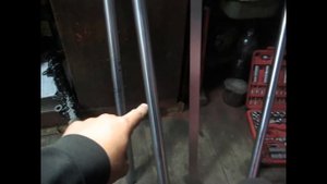 правка пера вилки мотоцикла