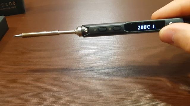 Паяльник MINI TS100. Лучший паяльник для хобби. смотреть онлайн