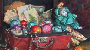 В старом чемодане. Художник Елена Шумакова.