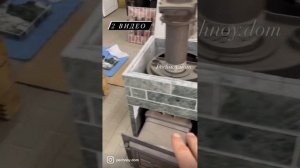 Собираем облицовку из змеевика к банной печи AVANGARD (2видео). Все для бани в наличии #печнойдом