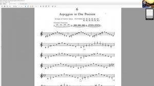 arpeggios in one position