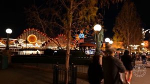 Disney California Adventure Park 2022 Night Walkthrough in 4K | Disneyland Resort Anaheim Californi