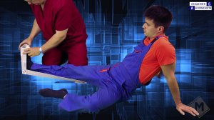 Транспортная иммобилизация при переломе костей голени с помощью ШТИвн-01
