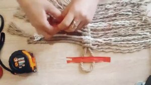 МАСТЕР-КЛАСС МАКРАМЕ ЛИСТОК (ПЕРО) ИЗ ДЖУТА для декора. DIY Macrame.Декор дома своими руками.