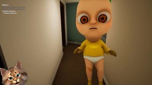 ? СУМАСШЕДШИЙ РЕБЁНОК в ЖЁЛТОМ НОВОГОДНЕЕ ОБНОВЛЕНИЕ с ЛЫСЫМ Baby in Yellow Весёлый Кот