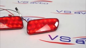 ДИОДНЫЕ КАТАФОТЫ В ЗАДНИЙ БАМПЕР КАЛИНА 1