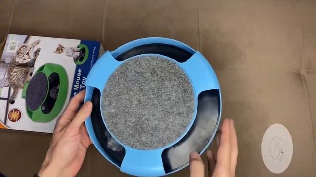 Игра для кошек Поймай мышку 2в1, с когтеточкой смотреть онлайн