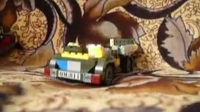 LegoTV 20# - грузовик для перевозки солдат (3),(tutorial). смотреть онлайн
