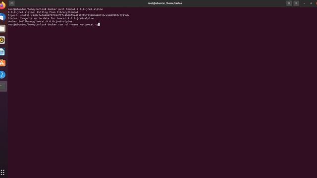 Creación de contenedor Tomcat con Docker смотреть онлайн